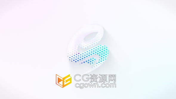 AE模板-马赛克图形动画遮罩明亮企业视频片头制作