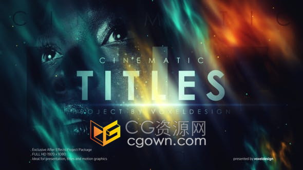 免费AE模板炫丽彩色熔岩云动画背景史诗情感记录片英雄电影标题预告片