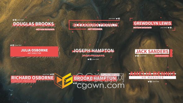 AE模板-自动调整大小社交媒体标题框字幕条品牌创意文字动画免费下载