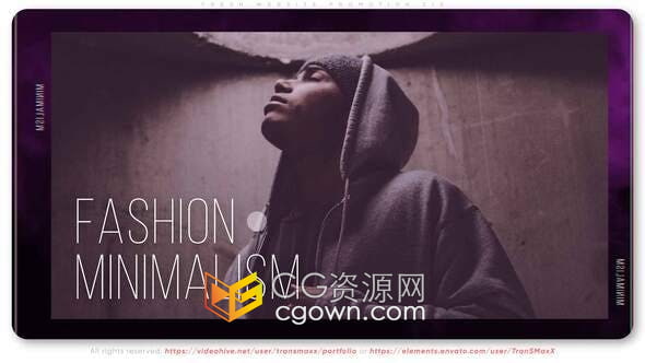 AE模板-制作时尚市场现代活动宣传片视频动画Fashion