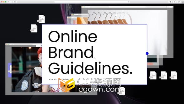 AE模板-页面密码登录进入打开照片动画编辑输入文字动画视频