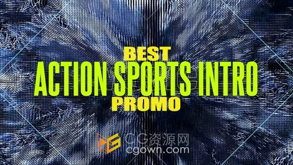 AE模板-色调分离效果超燃极限运动宣传片体育赛事介绍视频开场