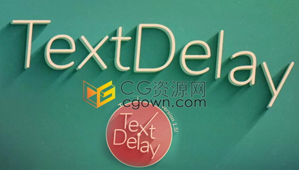 AE插件TextDelay v1.7.4制作文字延迟动画效果