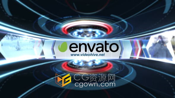 AE模板-冒险体育运动电视节目视频片头包装设计