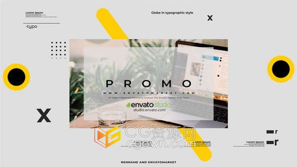 AE模板-产品推广数字动态设计品牌广告代理视频动画