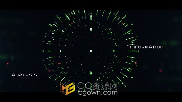 高级UI人工智能数字界面大数据尖端标题高科技文本-AE模板