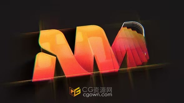 AE模板-快速描边绘图标志LOGO展示