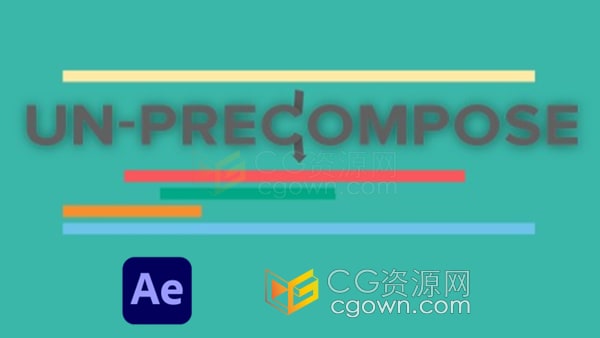 AE插件Un-PreCompose V1.1.4反向解除预合成提取所有图层