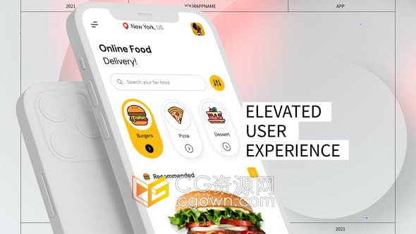 AE模板-Phone 12 Pro样机演示App应用程序设计宣传介绍视频