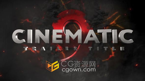 AE模板-Cinematic Title Trailer 9电影预告片头视频动画