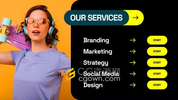 AE模板-创意工作室幻灯片在线购物商店网站介绍包装商业公司宣传短片