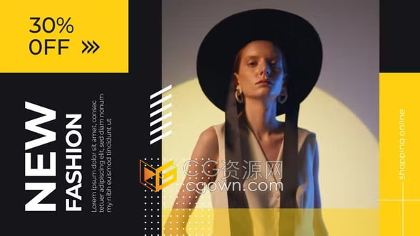 创建社交媒体时尚服装宣传广告房地产销售推广视频AE模板