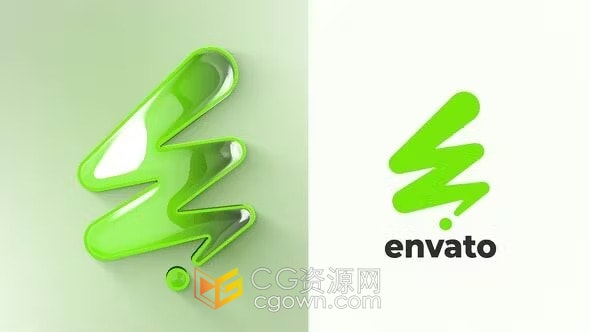 明亮扫光动画效果LOGO展示-AE模板