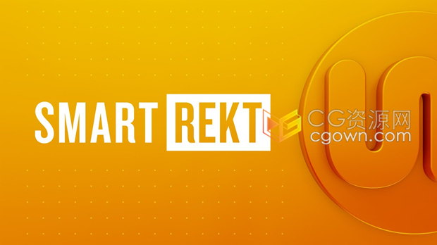 AE脚本-SmartREKT v3.2自适应文字底栏方框图形效果视频字幕条