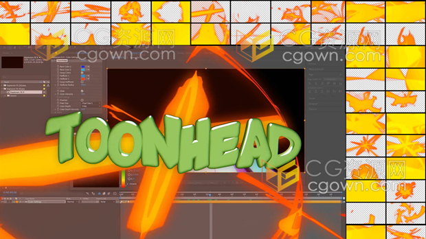 AE模板-52组卡通风格爆炸效果FX图形元素动画4K分辨率第二套