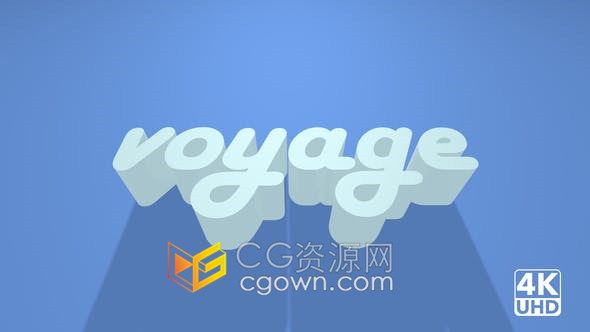 AE模板-长阴影3D挤压LOGO动画宣传视频片头制作工程4K