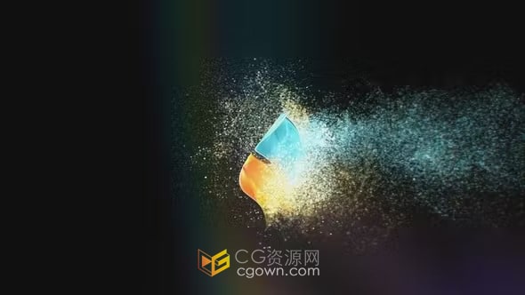Particular制作粒子特效演绎LOGO动画视频-AE模板