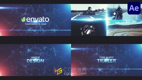 After Effects电影预告片Cinematic Trailer AE模板下载