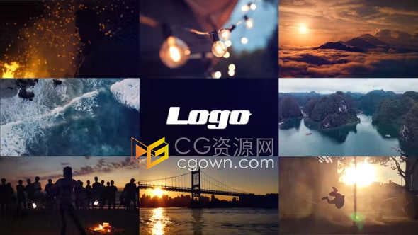 AE模板-时尚商业广告图文宣传短片制作社交媒体潮流vlog