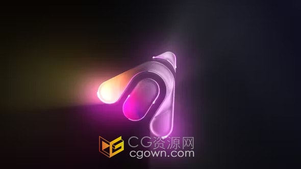 AE模板-柔和灯光标志动画展示Light Logo Reveal