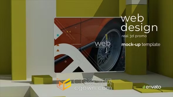 应用程序介绍一体机显示器场景模型展示-AE模板