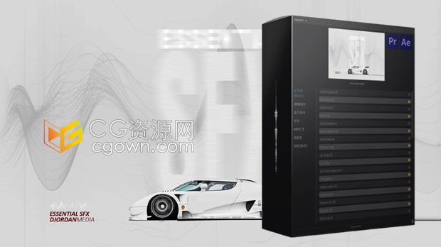 AE/PR脚本EssentialSFX v1.0.0实用音效素材预设包