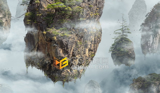 AE教程-如何在After Effects中对图像分层进行合成动画3D场景