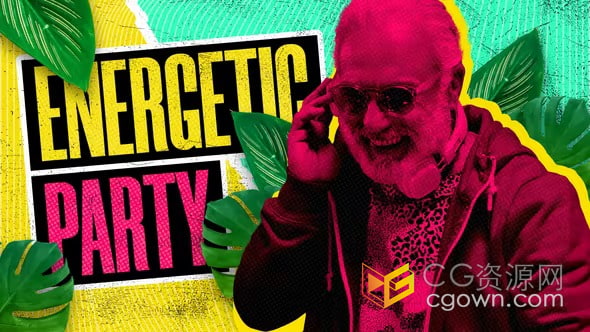 DJ巡回演出宣传视频音乐会派对活动预告片-AE模板