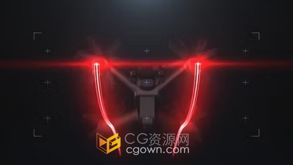 AE模板-无人机展示信息数字科技企业LOGO片头