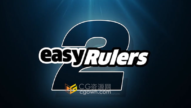 AE脚本easyRulers2 v2.02生成HUD数据刻度标尺图形工具