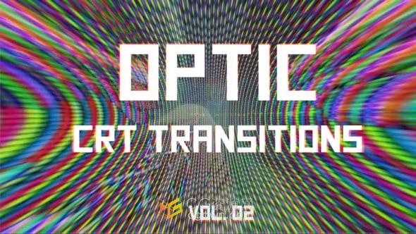 AE模板-CRT光学转场Optic Transitions Vol. 02