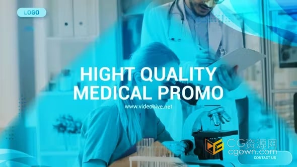 AE模板-干净简约美容医疗宣传幻灯片企业宣传片