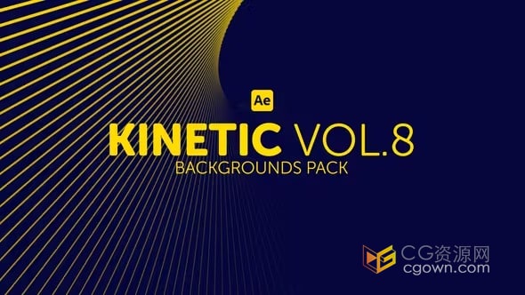 AE模板-25个动能背景元素商业宣传视频背景企业介绍海报动画