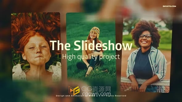 适用各种主题宣传专辑活动照片相册视频AE模板制作