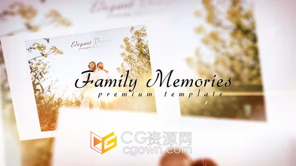 AE模板-微妙的漏光镜头光晕时尚过渡颁奖典礼婚礼晚会视频相册