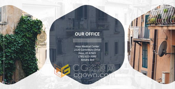 AE模板-企业公司创意宣传片简介产品服务幻灯片扁平化设计效果视频