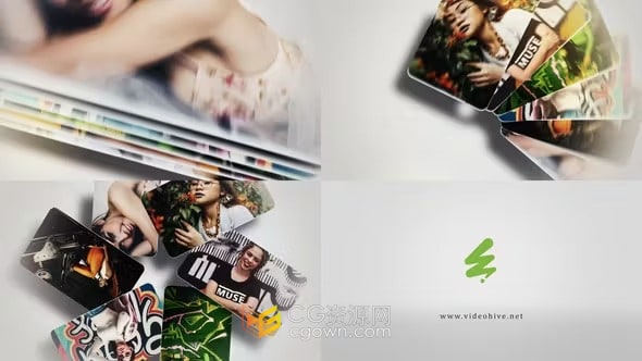 AE模板-快速照片LOGO时尚活动派对商业产品发布会片头