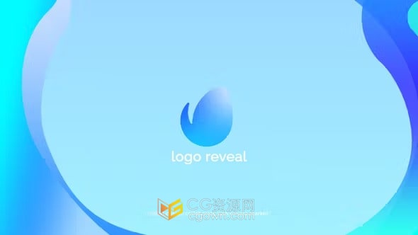 液体标志适合企业开业演示公司活动宣传片-AE模板