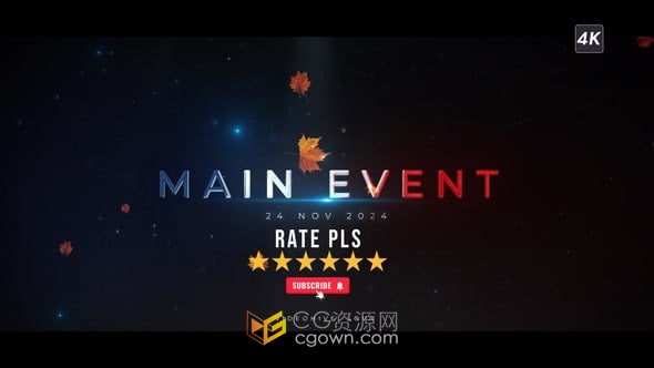 领导人竞选政治纪录片新闻片段介绍视频-AE模板