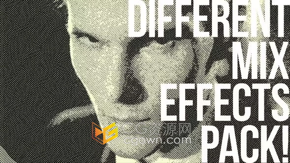 AE模板-为视频添加7种不同的老电影效果损坏的胶片故障磁带怀旧复古风