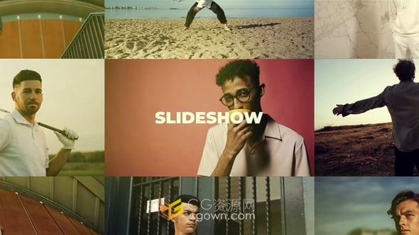 AE模板-动感节奏快速平滑动画多屏镜头时尚图文开场