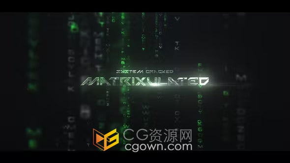 AE模板-人工智能计算机代码数字矩阵化技术标题