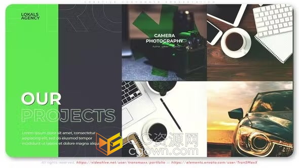 AE宣传片模板-创意企业介绍商务活动视频开场白