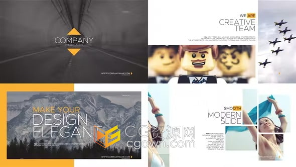 AE模板-适用不同行业多用途企业视频演示产品业务介绍宣传片