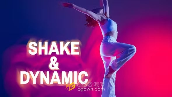 213种抖音短视频剪辑画面抖动摇动特效效果AE脚本预设包Shake & Dynamic