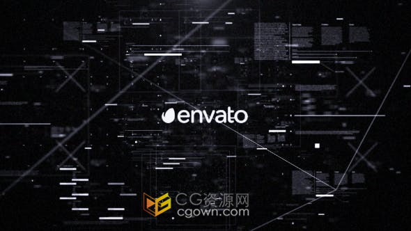 高科技感宣传片互联网信息网络技术介绍动画视频制作-AE模板