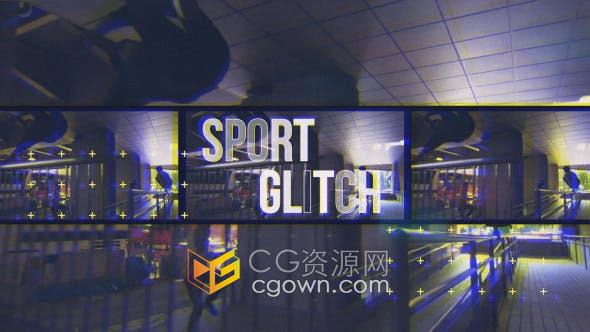 AE模板-动态能量运动励志锻炼视频奥运宣传动感片头
