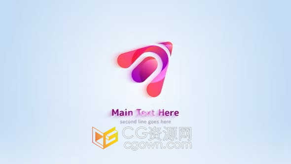 AE模板-优雅水晶玻璃质感经典光泽透亮商业标志LOGO动画