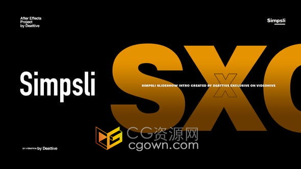 AE模板-开场白宣传广告时尚都市视频博客介绍动画效果