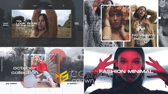 AE模板-Fashion Opener时尚动感创意视频片头动画制作